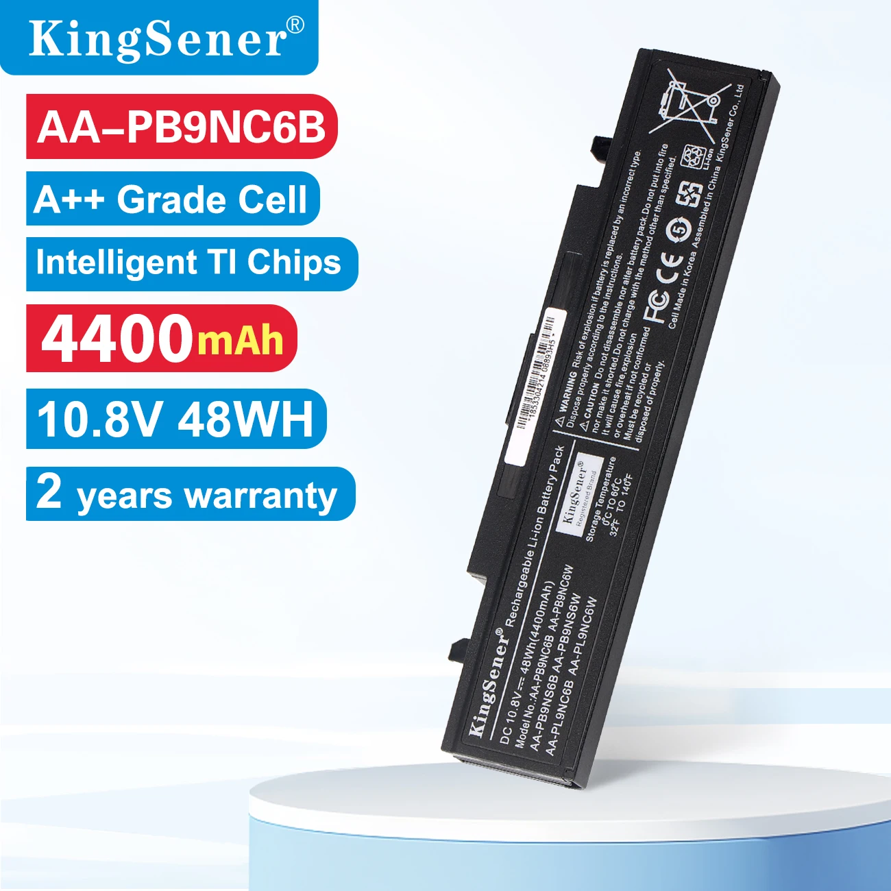 

KingSener AA-PB9NC6B Laptop Battery for SAMSUNG R530 R528 R428 R429 R430 R467 R468 R478 AA-PB9NC6W AA-PB9NS6B AA-PB9NS6W