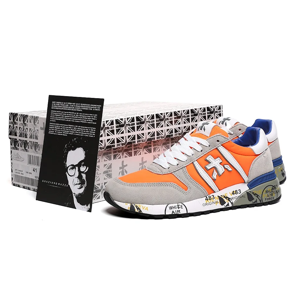 Original PREMIATA American retro street trend casual sports shoes light luxury niche network breathable cushioned running shoes
Original PREMIATA American retro street trend casual sports shoes light luxury niche network breathable cushioned running shoes