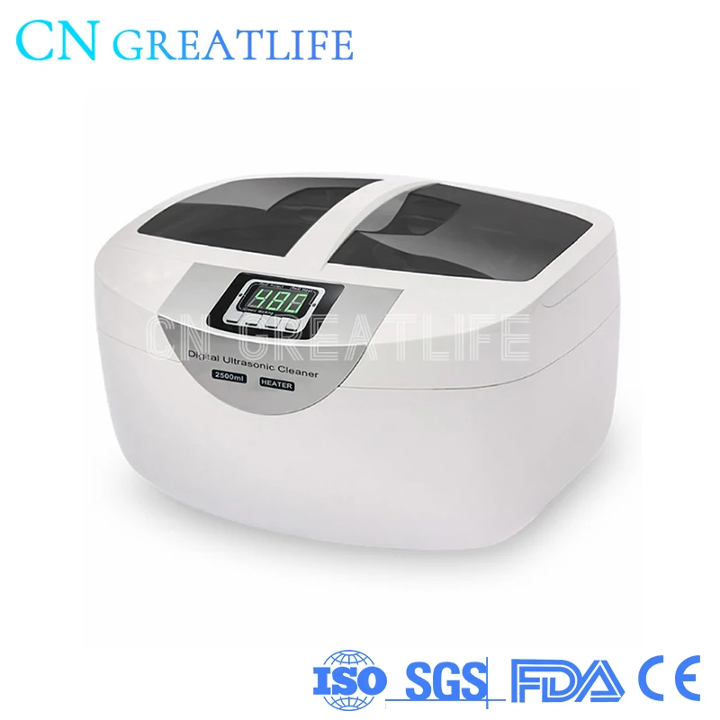 GreatLife, вмятин, цифровой телефон, часы, стоматологический ультразвуковой очиститель для ювелирных изделий, 2,5 л