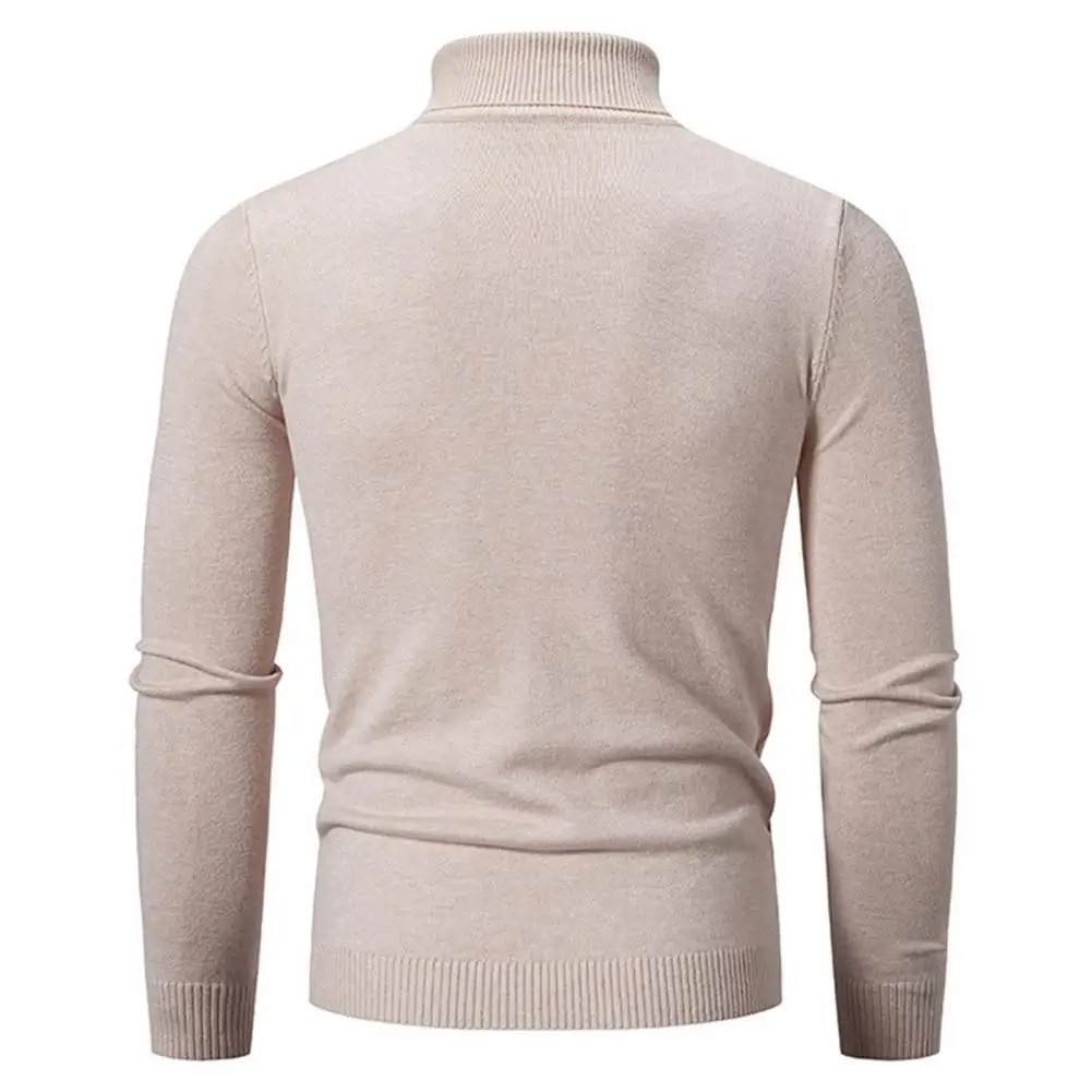 Men Knitted Top Stylish Men's High Collar Sweater Button Decor Slim Fit Anti-shrink Fall/winter Fashion
Men Knitted Top Stylish Men's High Collar Sweater Button Decor Slim Fit Anti-shrink Fall/winter Fashion