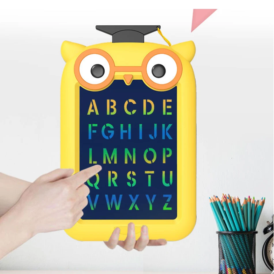 

9Inch Owl Electronic Drawing Board LCD Screen Writing Tablet Digital Graphic Handwriting Pad Writing Board Toys for Kids L18