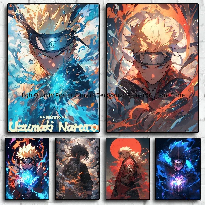 New Canvas Painting Naruto Poster Uzumaki Anime Character Canvas Painting for Modern Home Decoration Aesthetic Gift
New Canvas Painting Naruto Poster Uzumaki Anime Character Canvas Painting for Modern Home Decoration Aesthetic Gift