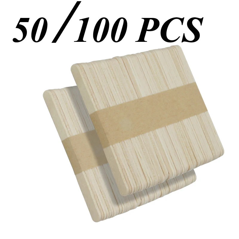 2023 NEW 50/100pcs Ice Cream Popsicle Sticks Natural Wooden Cream Spoon Hand Crafts Art Ice Lolly Cake Pastry Tools
2023 NEW 50/100pcs Ice Cream Popsicle Sticks Natural Wooden Cream Spoon Hand Crafts Art Ice Lolly Cake Pastry Tools