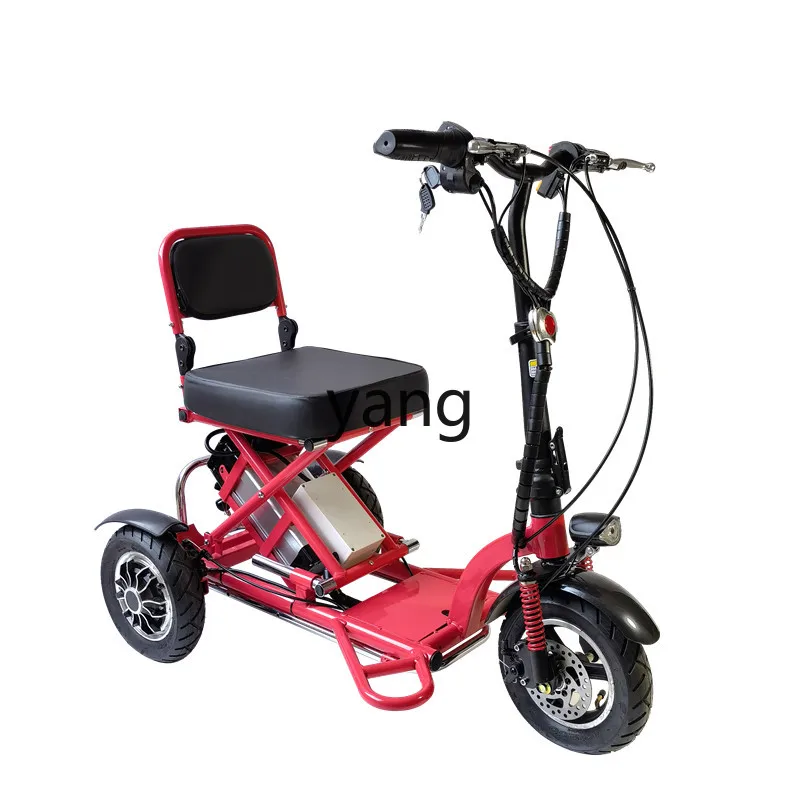 Yjq Three-Wheel Electric Elderly Small Folding Disabled Tricycle Lithium Battery Portable Double Drive Wagon
Yjq Three-Wheel Electric Elderly Small Folding Disabled Tricycle Lithium Battery Portable Double Drive Wagon