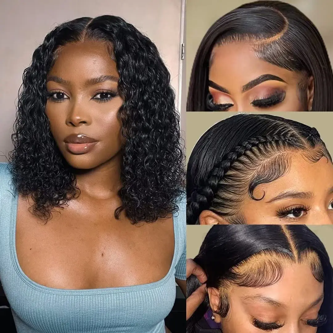 16 inch 13x4 Deep Wave Bob Wig HD Lace Front Human Hair Wig 180% Density Virgin Hair Deep Curly Wig Pre Plucked Glueless Wig
16 inch 13x4 Deep Wave Bob Wig HD Lace Front Human Hair Wig 180% Density Virgin Hair Deep Curly Wig Pre Plucked Glueless Wig