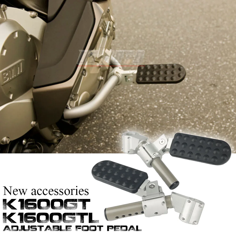 

Cruise Pedal For BMW K1600GTL K1600GT K 1600 GT GTL Motorcycle Adjustable Folding Foot Pegs Rest Pedal Set Footpeg Footrest Kit