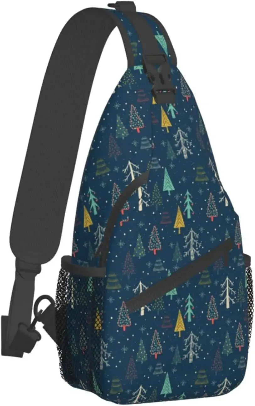 Christmas Pine Trees Chest Bags Holiday Xmas Crossbody Sling Bag Travel Hiking Backpack Casual Shoulder Daypack for Women Men
Christmas Pine Trees Chest Bags Holiday Xmas Crossbody Sling Bag Travel Hiking Backpack Casual Shoulder Daypack for Women Men