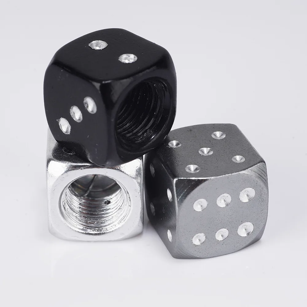4Pcs/Set Personality Aesthetics Aluminum Car Truck Motocycle Bike Dice Wheel Stem Tyre Tire Wheel Stem Air Valve Dust Cap Cover
4Pcs/Set Personality Aesthetics Aluminum Car Truck Motocycle Bike Dice Wheel Stem Tyre Tire Wheel Stem Air Valve Dust Cap Cover