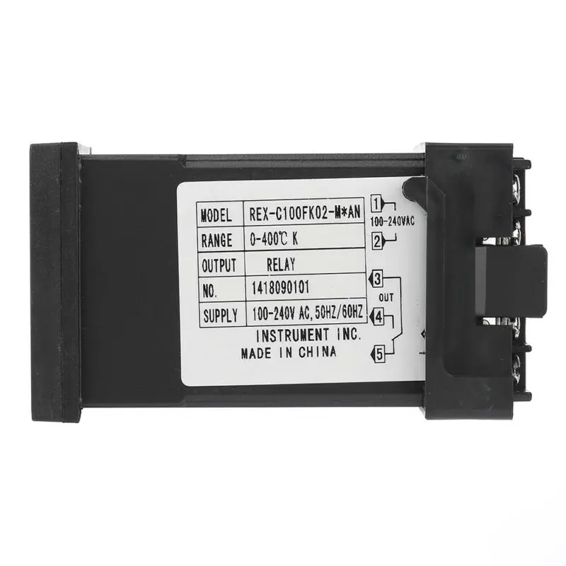 Type K Thermostat Modules Output PID Digital Thermoregulator REX-C100FK02-M * AN Temperature Controller Thermocouple
Type K Thermostat Modules Output PID Digital Thermoregulator REX-C100FK02-M * AN Temperature Controller Thermocouple