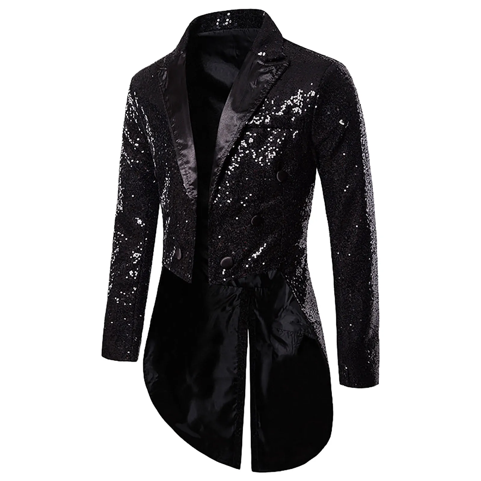 

Men Shiny Sequin Glitter Embellished Blazers Jacket Men Nightclub Prom Suit Blazer Costume Homme Singers Stage Clothes Blazers