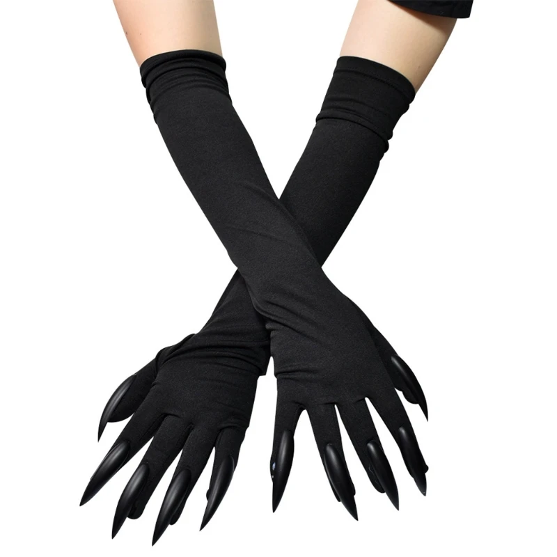 Long Fingernail Gloves Halloween Elbow Length Claw Sleeve Cosplay Mittens Gothic Gloves Creepy Party Props
Long Fingernail Gloves Halloween Elbow Length Claw Sleeve Cosplay Mittens Gothic Gloves Creepy Party Props