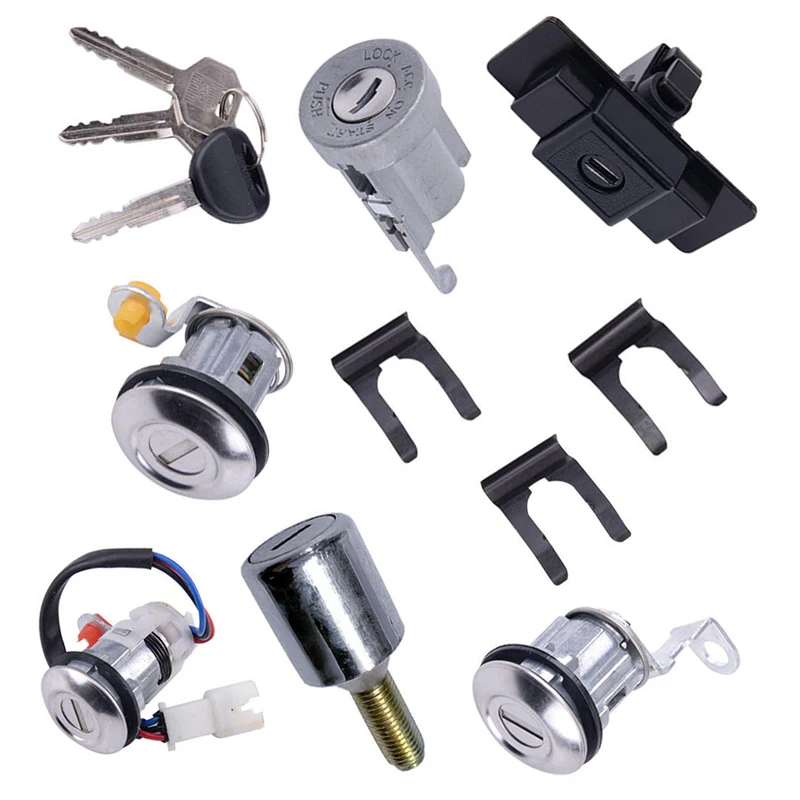 Car Full Lock Cylinder Key Set MR259744 Fit for Mitsubishi Pajero Montero MK2 4G54 4G64 4M40 6G72 1990-2000 2001 2002 2003 2004
Car Full Lock Cylinder Key Set MR259744 Fit for Mitsubishi Pajero Montero MK2 4G54 4G64 4M40 6G72 1990-2000 2001 2002 2003 2004