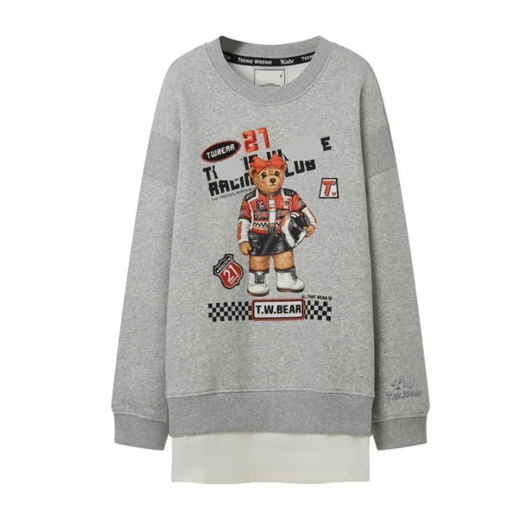 Loose Casual Grey Color Cartoon Embroidery Women Hoodies Full Sleeves Autumn Good Quality Lady Tops Pullovers Sweatshirts
Loose Casual Grey Color Cartoon Embroidery Women Hoodies Full Sleeves Autumn Good Quality Lady Tops Pullovers Sweatshirts