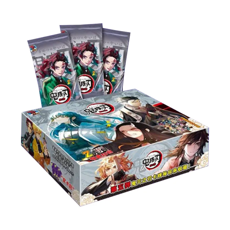 

Demon Slayer Cards Full Set Diamond Flash Rare SSP SP Cards Tanjirou Kamado Nezuko Character Collection Cards Children Toy Gift