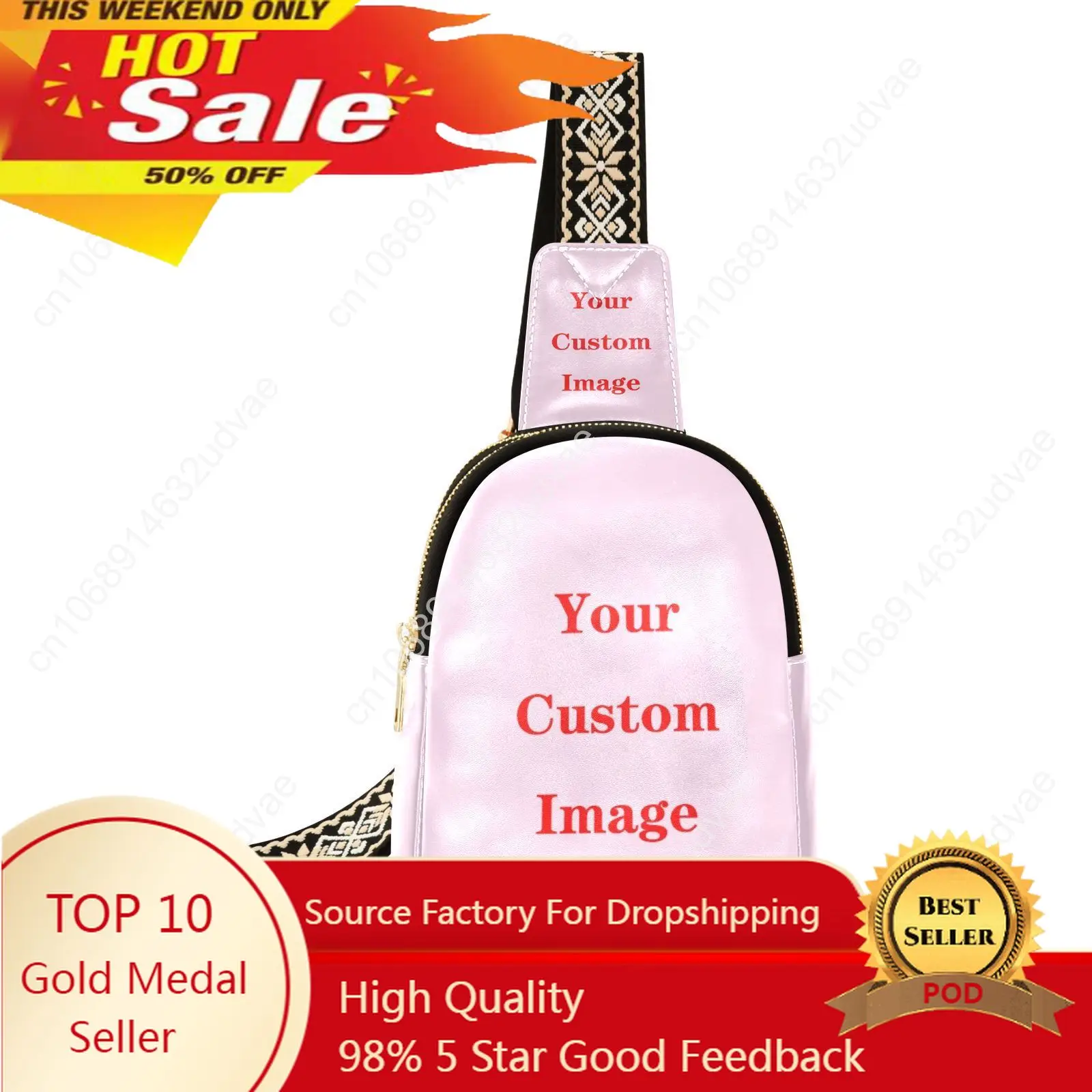 

Fashion Waist Packs Customize Crossbody Bags High-quality PU Leather Phone Shoulder Messenger Bag Small Square Card Package Bags