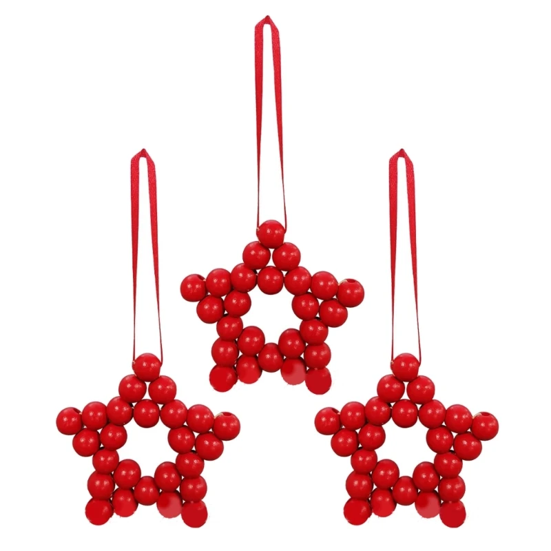 Christmas Wooden Beads Pendant Farmhouse Wooden Bead Garlands Beaded Garland Festive Decoration 
Christmas Wooden Beads Pendant Farmhouse Wooden Bead Garlands Beaded Garland Festive Decoration