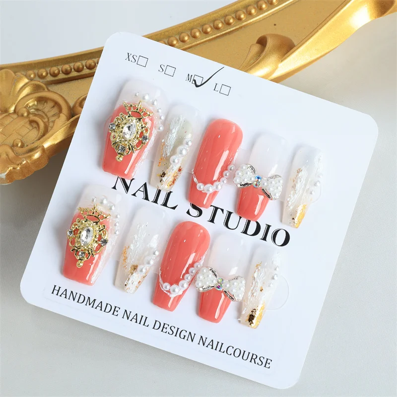 DIY Artificial press on Nails Decorated False Cute Handmade Nails Euro-american Style Creativity Manicure 10Pcs Set
DIY Artificial press on Nails Decorated False Cute Handmade Nails Euro-american Style Creativity Manicure 10Pcs Set