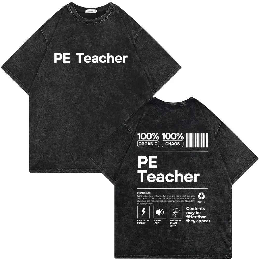 Vintage Washed Old Back To School Pe Teacher T-shirt Male Pump Cover Tshirt Men Funny Fitness Gym Workout Bodybuilding T Shirts
Vintage Washed Old Back To School Pe Teacher T-shirt Male Pump Cover Tshirt Men Funny Fitness Gym Workout Bodybuilding T Shirts