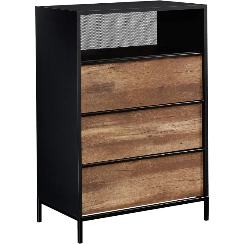 Sauder Boulevard Café 3-Drawer Chest, L: 29.13" x W: 17.48" x H: 42.68", Bedroom Furniture›Dressers
Sauder Boulevard Café 3-Drawer Chest, L: 29.13" x W: 17.48" x H: 42.68", Bedroom Furniture›Dressers