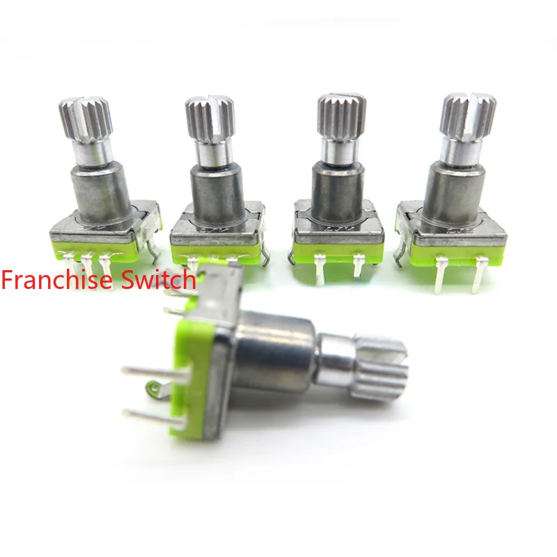 10PCS EC11 DVD Encoder, Car Navigation Potentiometer, Volume Switch, 30 Positions With 15 Flower Shaft
10PCS EC11 DVD Encoder, Car Navigation Potentiometer, Volume Switch, 30 Positions With 15 Flower Shaft