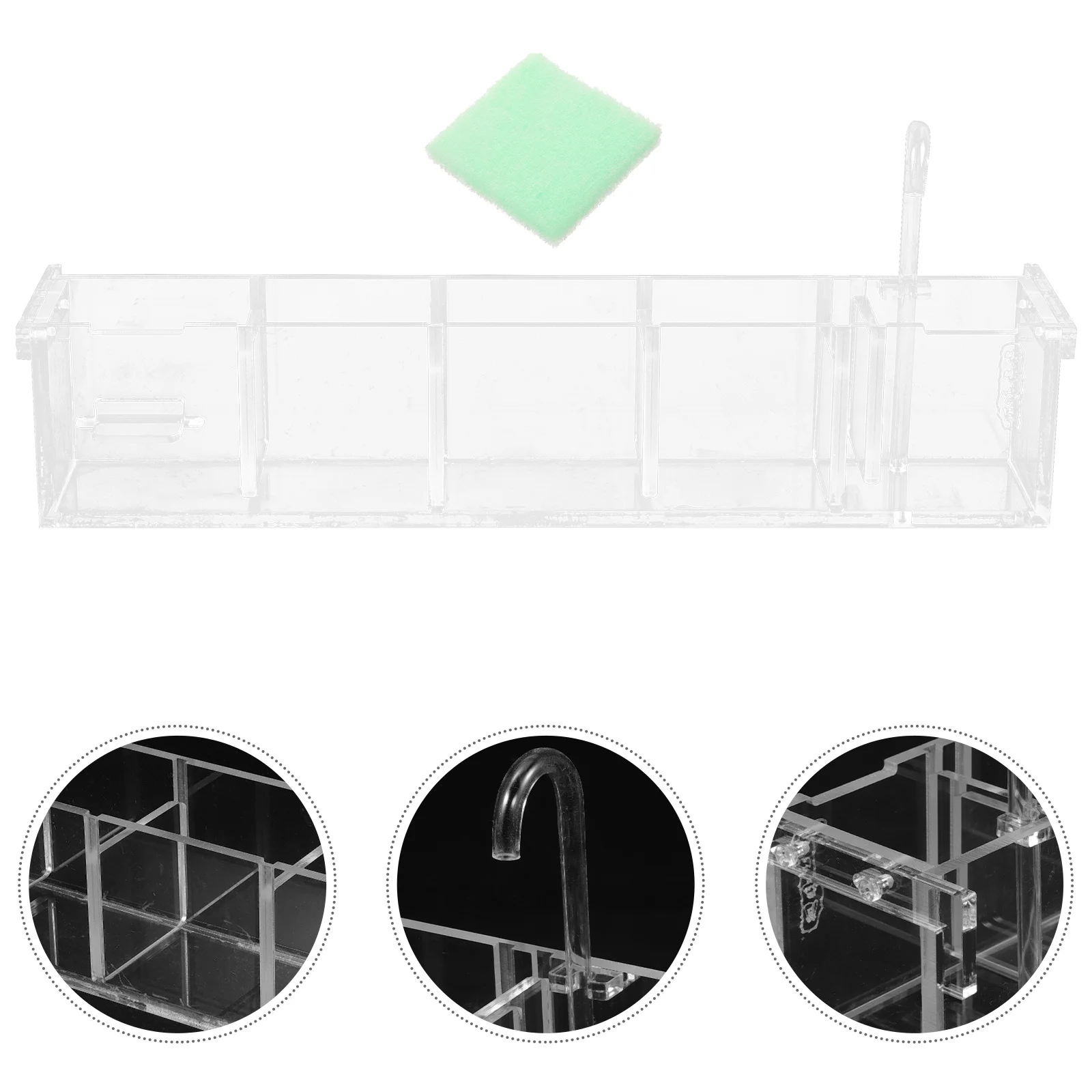Fish Tank Acrylic Aquarium Filtration Box Transparent Aquarium Purification Box Cleaning Drip Box Filter Box
Fish Tank Acrylic Aquarium Filtration Box Transparent Aquarium Purification Box Cleaning Drip Box Filter Box