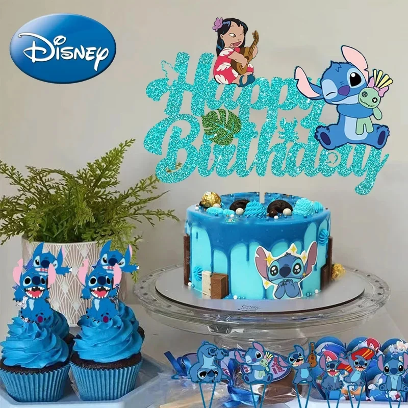 New Disney Stitch Girl's Clove Cake Decoration and Pink Stich Happy Birthday Cake Decoration Boy Party Supplies Baby Shower
New Disney Stitch Girl's Clove Cake Decoration and Pink Stich Happy Birthday Cake Decoration Boy Party Supplies Baby Shower
