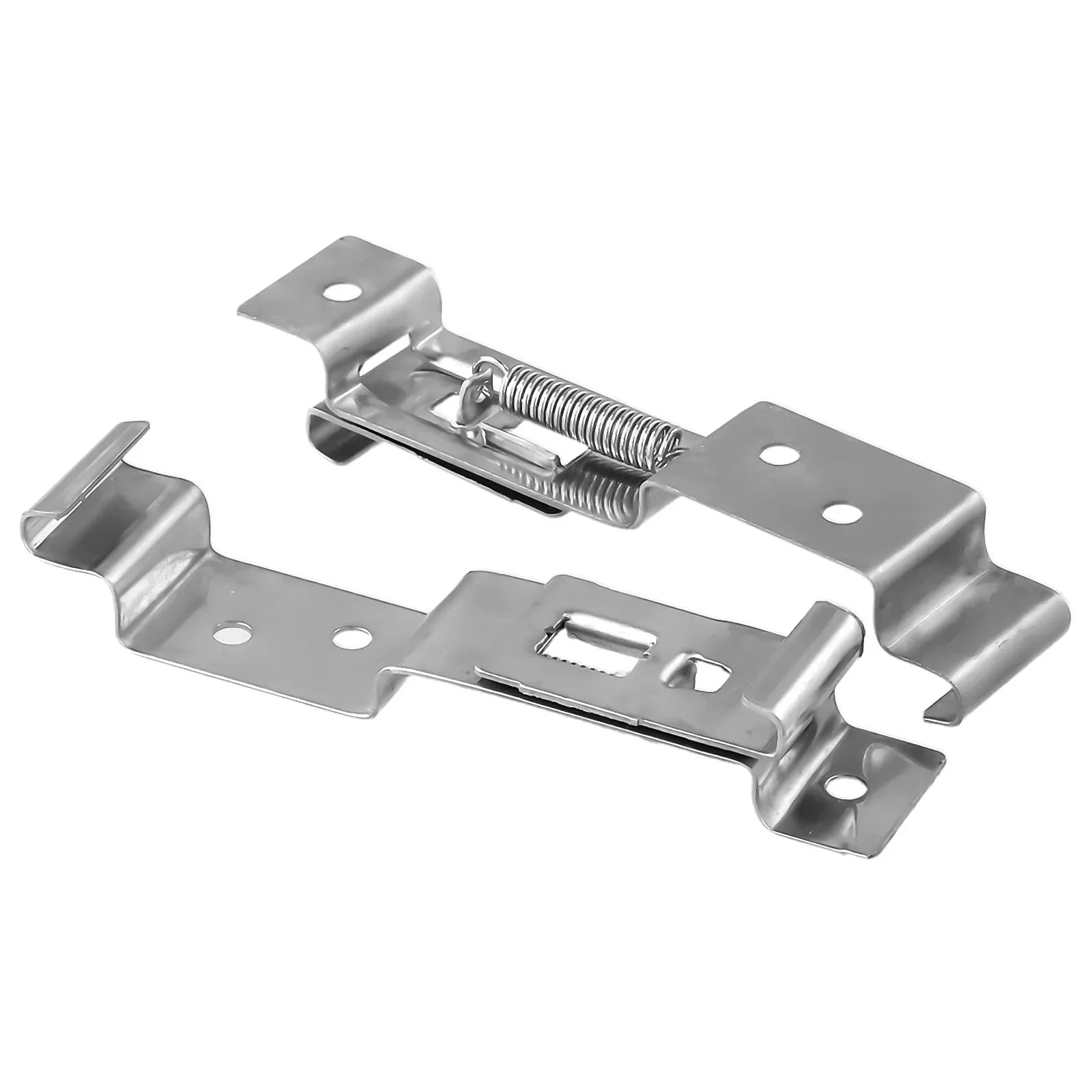 2 PCS Car License Plate Spring Loaded Metal Bracket Anti-theft Cars Frame Holder Clamps Trailer Number Plate Clips Cover Spring
2 PCS Car License Plate Spring Loaded Metal Bracket Anti-theft Cars Frame Holder Clamps Trailer Number Plate Clips Cover Spring