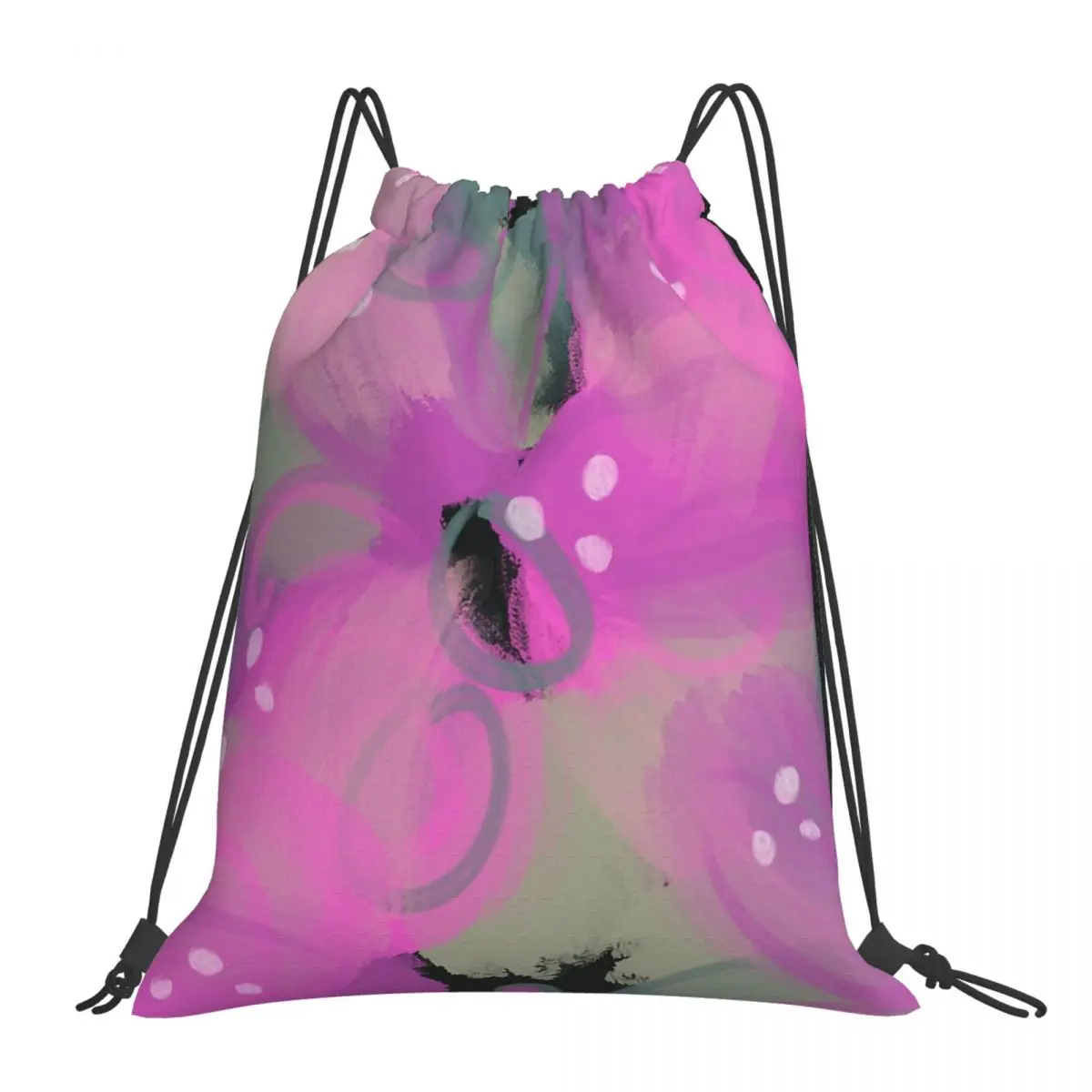 Soft Bright Pink Flower Pattern With Black Background Backpack Fashion Portable Drawstring Bag Storage Bag BookBag For Man Woman
Soft Bright Pink Flower Pattern With Black Background Backpack Fashion Portable Drawstring Bag Storage Bag BookBag For Man Woman