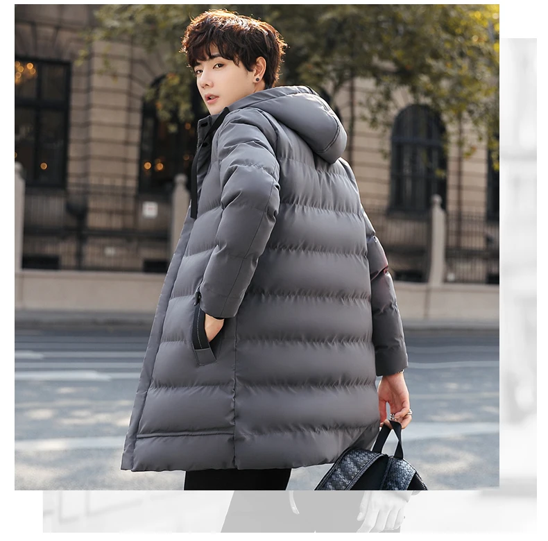 منتصف طول جديد سميكة مقنعين سترة لفصل الشتاء الرجال الدافئة القطن وسادة مبطنة للرجالLeisureDown معطف تسلق الجبال الرجال منتصف طول جديد سميكة مقنعين سترة لفصل الشتاء الرجال الدافئة القطن وسادة مبطنة للرجالLeisureDown معطف تسلق الجبال الرجال