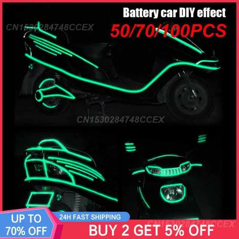 50/70/100PCS Car Reflective Sticker Non-slip Green Warning Ground Light Car Luminous Car Interior Accessories Durable
50/70/100PCS Car Reflective Sticker Non-slip Green Warning Ground Light Car Luminous Car Interior Accessories Durable