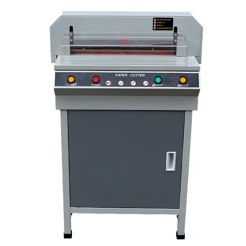 

450V+ Electric Paper Cutter Digital Semi-Auto Previous Stack Thick Paper Cutter Cutting Machine Ream Guillotine