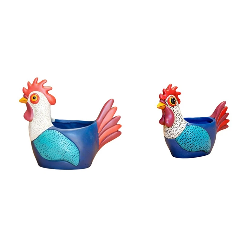Chicken Planter Rooster Flower Pot Resin Hen Planter Ornament For Indoor And Outdoor Gardens Plant Flower Pot
Chicken Planter Rooster Flower Pot Resin Hen Planter Ornament For Indoor And Outdoor Gardens Plant Flower Pot