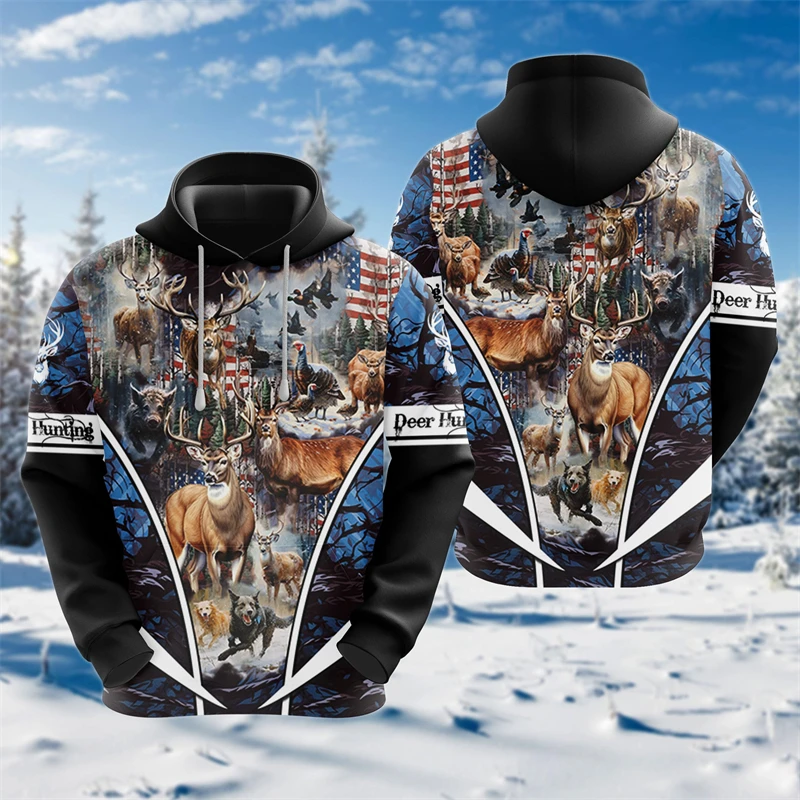 Fashion Deer Graphic Male Pullovers Hunting Animal Camouflage Hoodies For Men Clothing Casual Sport Tracksuit Boy Streetwear Top
Fashion Deer Graphic Male Pullovers Hunting Animal Camouflage Hoodies For Men Clothing Casual Sport Tracksuit Boy Streetwear Top