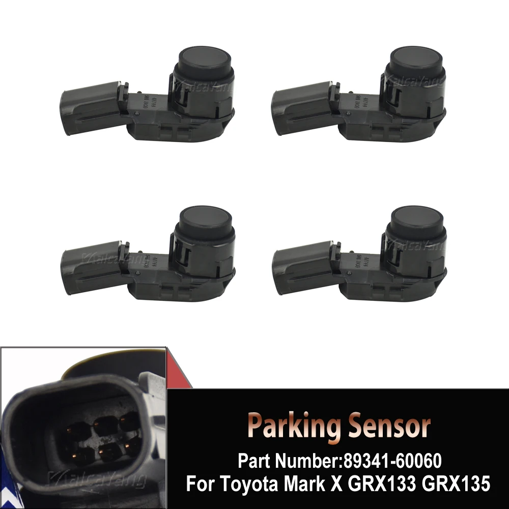 

4pcs PDC Ultrasonic Wireless Parking Sensor For Toyota Lexus LX570 2015 2016 2017 2018 2019 89341-60060 8934160060