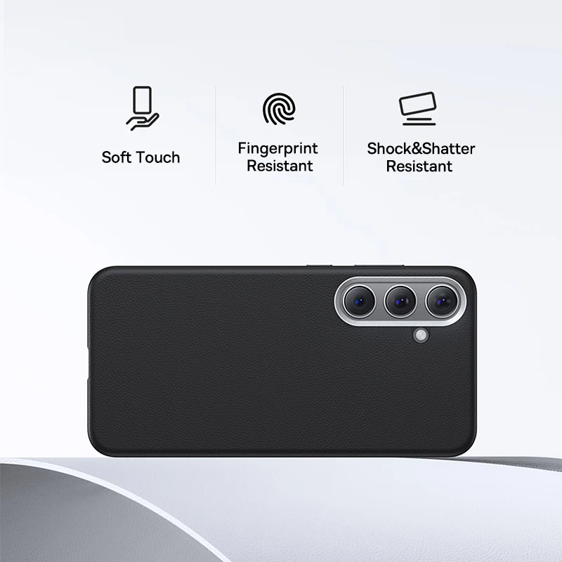 Bas192.- Étui de téléphone en cuir PU pour Samsung Galaxy S24 Ultra Plus, housse de luxe 5