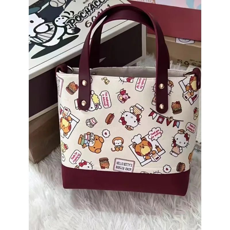 Hello Kitty Sanrio Anime Kawaii Shoulder Bag Cute Cartoon Fashion Women's Commuter Bag Large Capacity PU Square Bag Tote Gift
Hello Kitty Sanrio Anime Kawaii Shoulder Bag Cute Cartoon Fashion Women's Commuter Bag Large Capacity PU Square Bag Tote Gift