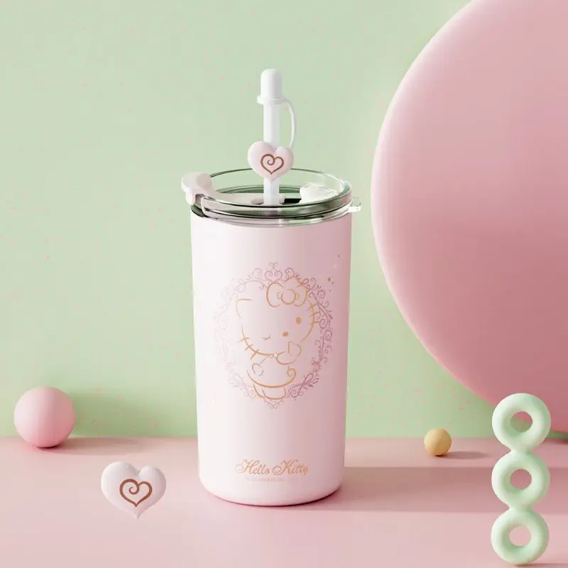 480ml Sanrio Cup Hellokitty Kawaii Insulating Cup Cartoon Water Cup with Straw 316 Stainless Steel Cup Cute Anti Drop Kettle
480ml Sanrio Cup Hellokitty Kawaii Insulating Cup Cartoon Water Cup with Straw 316 Stainless Steel Cup Cute Anti Drop Kettle