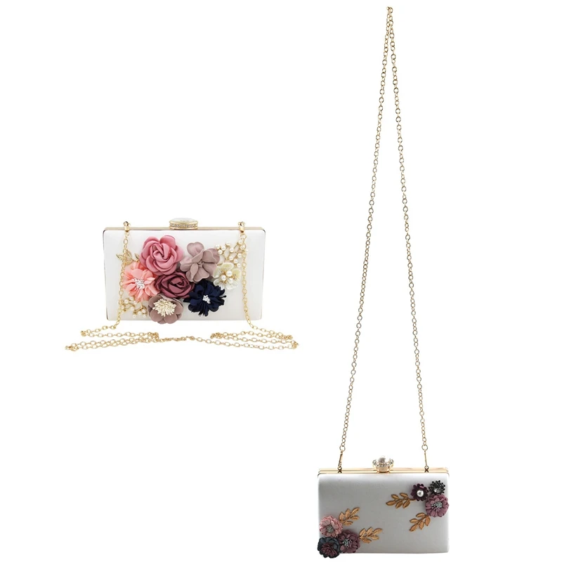 Women Clutch Bag Floral Party Purse Wedding Evening Handbags White With Fashion Women Leather Evening Bag
Women Clutch Bag Floral Party Purse Wedding Evening Handbags White With Fashion Women Leather Evening Bag