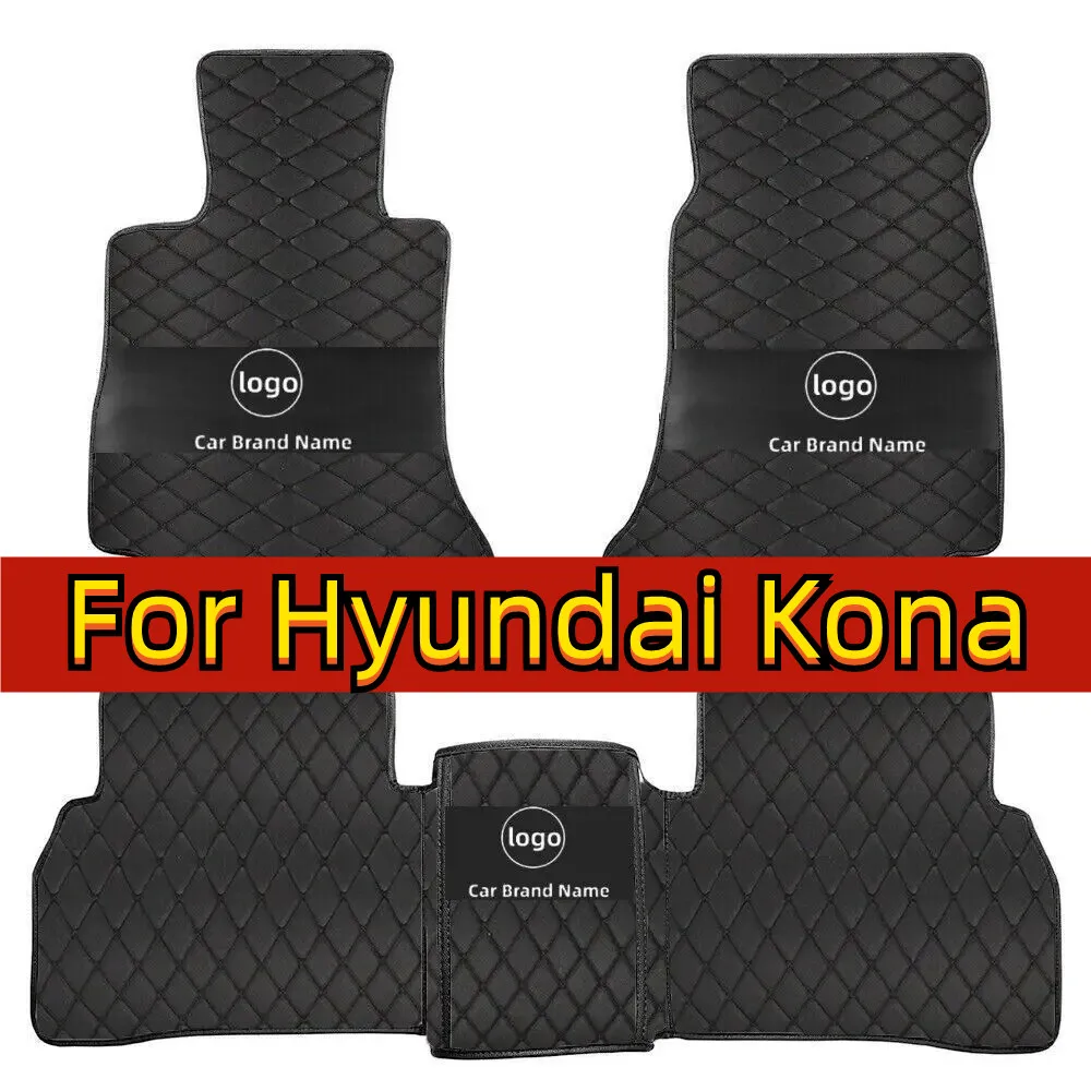 

Автомобильные коврики для Hyundai Kona Kauai OS 2018 ~ 2022, кожаный напольный коврик, коврики, защитные коврики от грязи, детали интерьера, автомобильные аксессуары