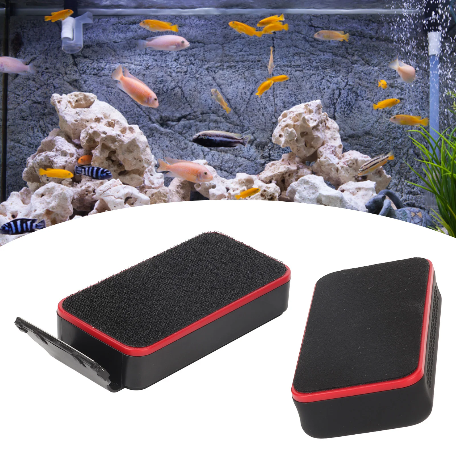 Aquarium Glass Algae Magnet Cleaning Tool Stable Strong Magnetic Aquarium Magnetic Brush with Detachable Scraper for Fish
Aquarium Glass Algae Magnet Cleaning Tool Stable Strong Magnetic Aquarium Magnetic Brush with Detachable Scraper for Fish