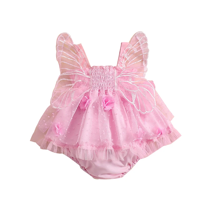 Baby Girls Romper Dress Sleeveless Pleated Flower Butterfly Tulle Patchwork Bodysuit Summer Clothes
Baby Girls Romper Dress Sleeveless Pleated Flower Butterfly Tulle Patchwork Bodysuit Summer Clothes
