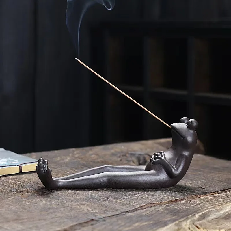 Frog Incense Stick Holder Ceramic Incense Burner Ash Catcher Frog Aromatherapy Ornament For Yoga Meditation Spa Home Living Room
Frog Incense Stick Holder Ceramic Incense Burner Ash Catcher Frog Aromatherapy Ornament For Yoga Meditation Spa Home Living Room
