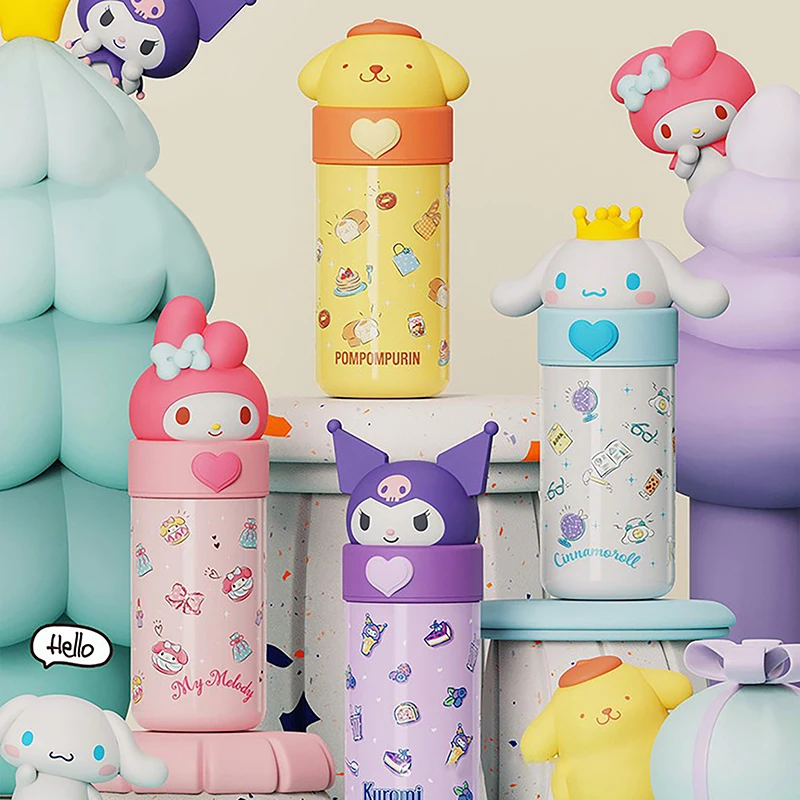 350 мл Sanrio, Hello Kitty термос из нержавеющей стали 316 Kawaii Kuromi Cinnamoroll Melody детская вакуумная фляга бутылка для воды Tumbler
350 мл Sanrio, Hello Kitty термос из нержавеющей стали 316 Kawaii Kuromi Cinnamoroll Melody детская вакуумная фляга бутылка для воды Tumbler