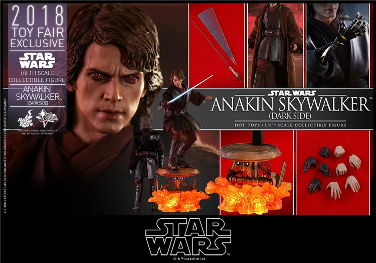 В наличии HT HotToys 1/6 MMS486 Звездные войны Энакин Скайуокер (Темная сторона) Экшн-фигурка игрушка Коллекционная модель фильма
В наличии HT HotToys 1/6 MMS486 Звездные войны Энакин Скайуокер (Темная сторона) Экшн-фигурка игрушка Коллекционная модель фильма
