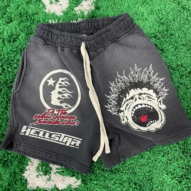 2023ss Hellstar Studios Sounds Like Heaven Shorts Men Women Drawstring Oversized Breeches
2023ss Hellstar Studios Sounds Like Heaven Shorts Men Women Drawstring Oversized Breeches