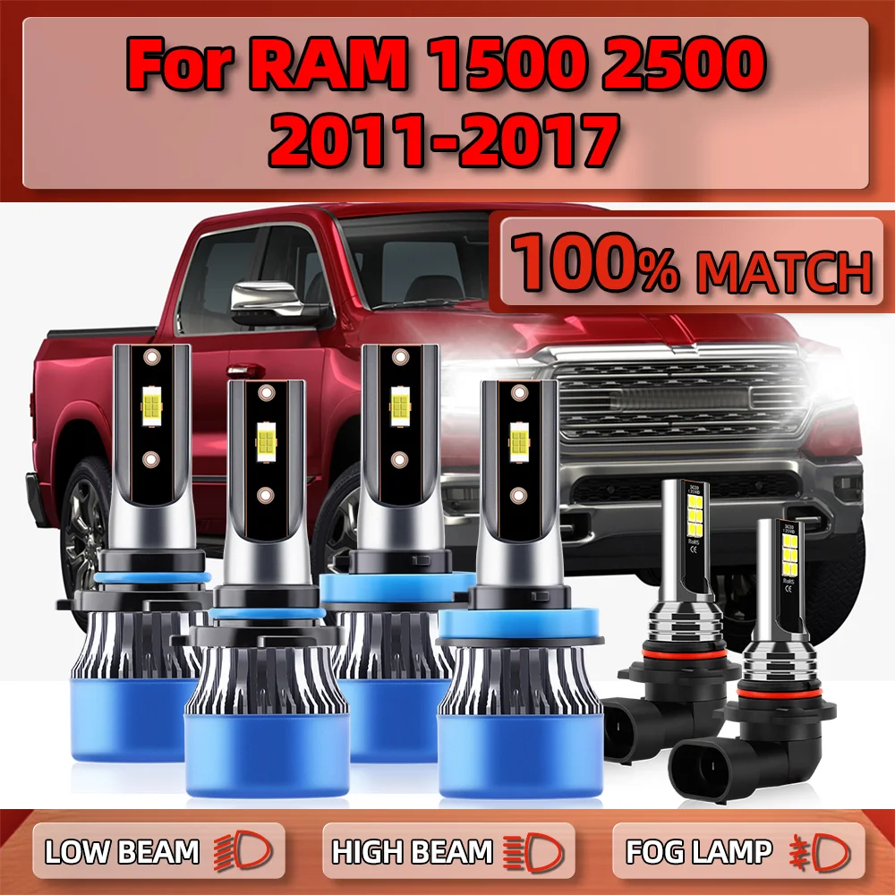 LED Headlight Bulbs 360W 60000LM Car Headlamps 6000K Auto Fog Lamps 12V For RAM 1500 2500 2011 2012 2013 2014 2015 2016 2017
LED Headlight Bulbs 360W 60000LM Car Headlamps 6000K Auto Fog Lamps 12V For RAM 1500 2500 2011 2012 2013 2014 2015 2016 2017