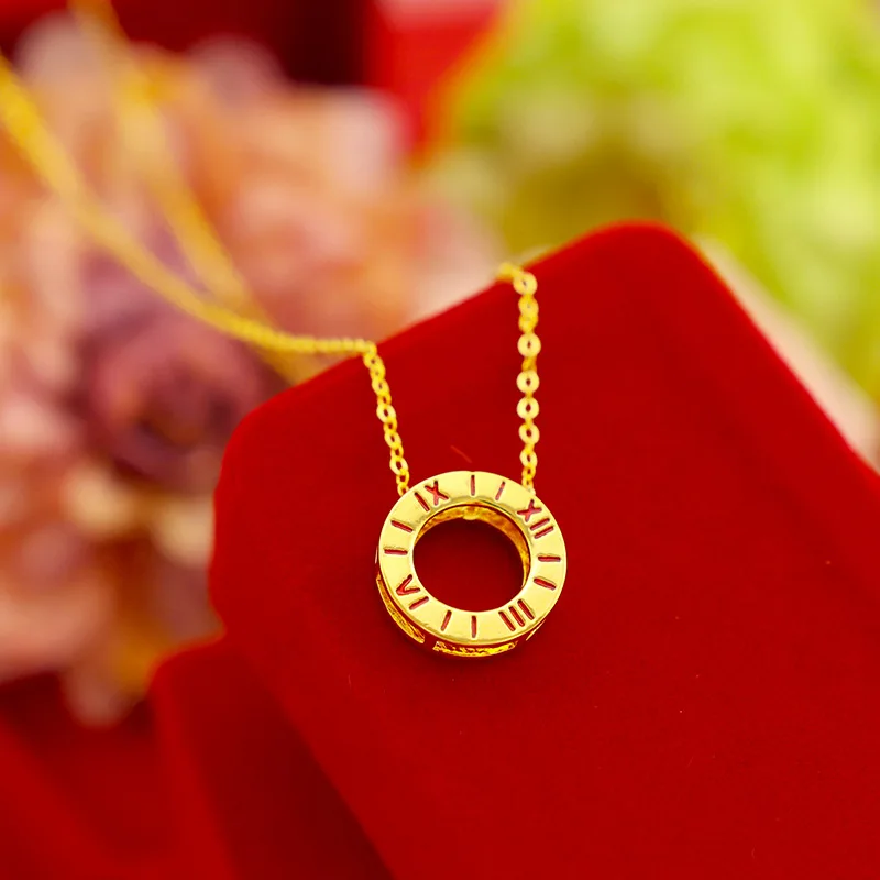 Real 18K Gold Pendant Necklace for Women Men Trendy Round Leaf Design Solid 999 Chain for Women Fine Jewelry
Real 18K Gold Pendant Necklace for Women Men Trendy Round Leaf Design Solid 999 Chain for Women Fine Jewelry
