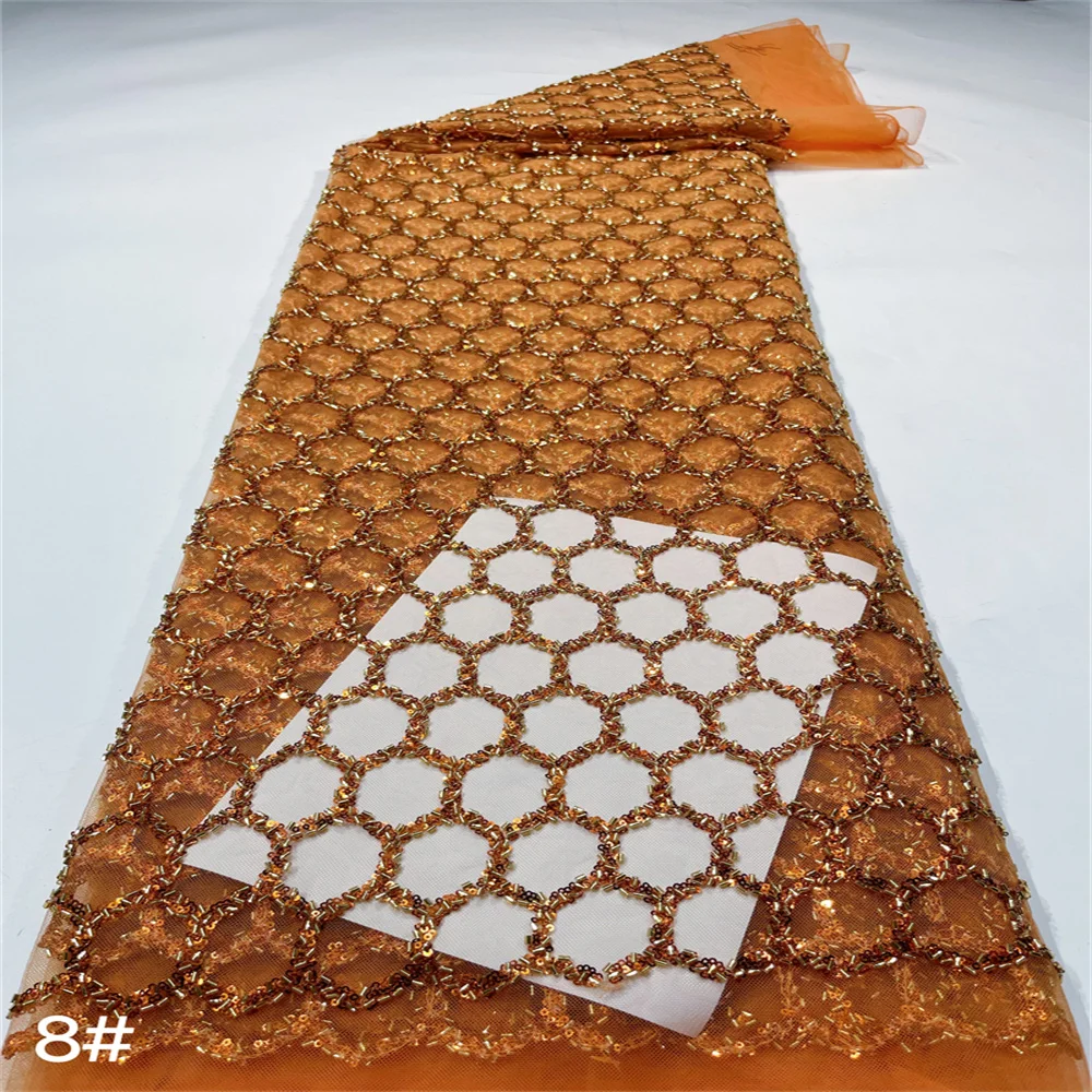 Luxury African Heavy Beaded Lace Fabric 2023 High Quality Nigerian Sequins French Tulle Fabric Material For Wedding Party FJ2754
Luxury African Heavy Beaded Lace Fabric 2023 High Quality Nigerian Sequins French Tulle Fabric Material For Wedding Party FJ2754