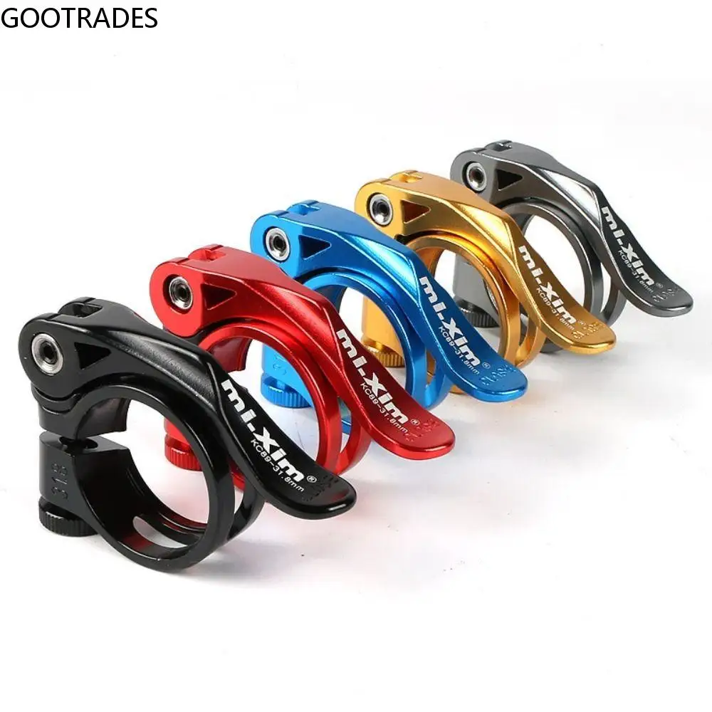 31.8mm / 34.9mm Bicycle Seatpost Clamps Aluminum Alloy Quick Release Bike Seat Post Clamp Multi-Color Durable Mountain Road Bike
31.8mm / 34.9mm Bicycle Seatpost Clamps Aluminum Alloy Quick Release Bike Seat Post Clamp Multi-Color Durable Mountain Road Bike