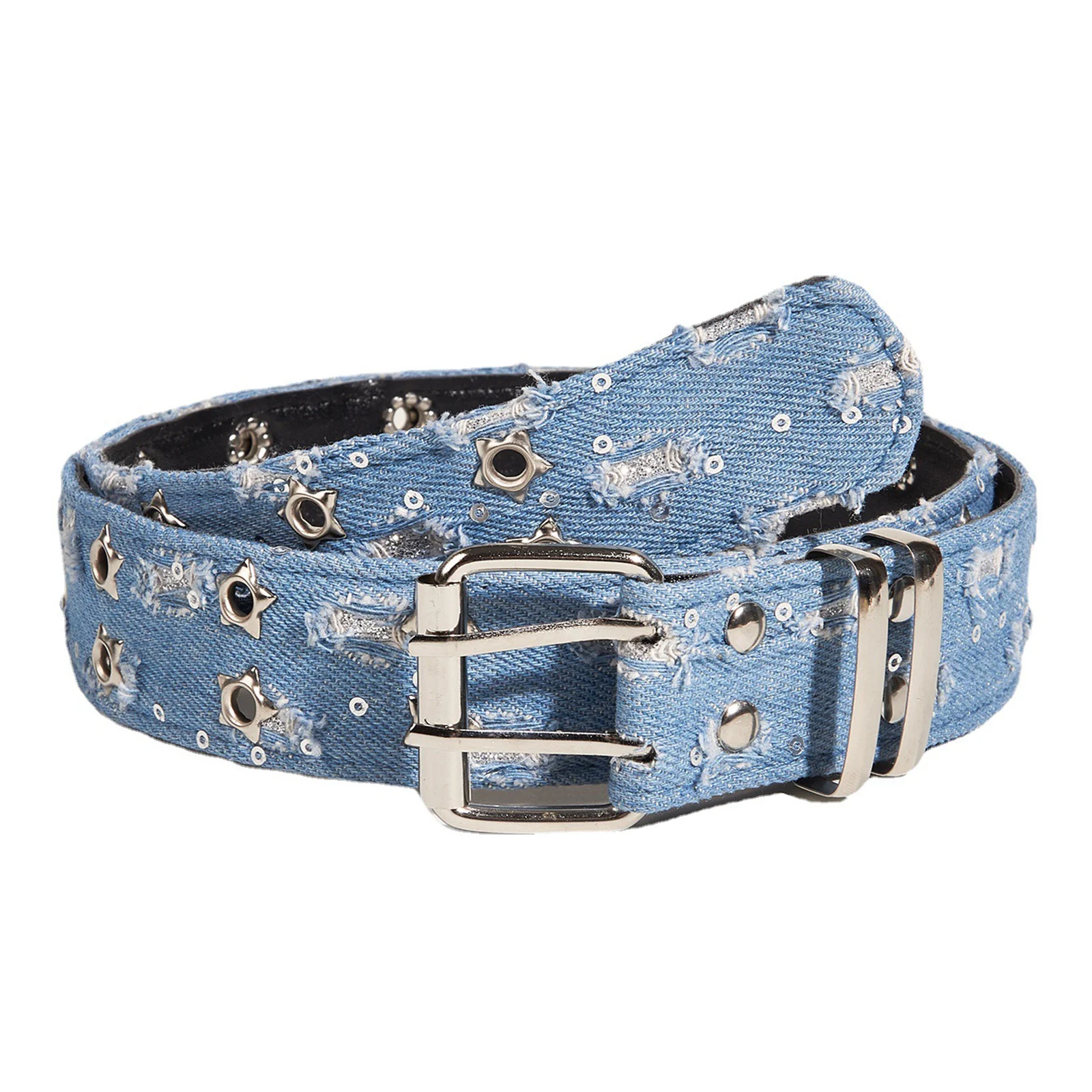 Adult's Women's Punk Waist Belt Double Row Star Grommet Classic Punk Adjustable Belt for Jeans Pants Dress Clothing Accessories
Adult's Women's Punk Waist Belt Double Row Star Grommet Classic Punk Adjustable Belt for Jeans Pants Dress Clothing Accessories